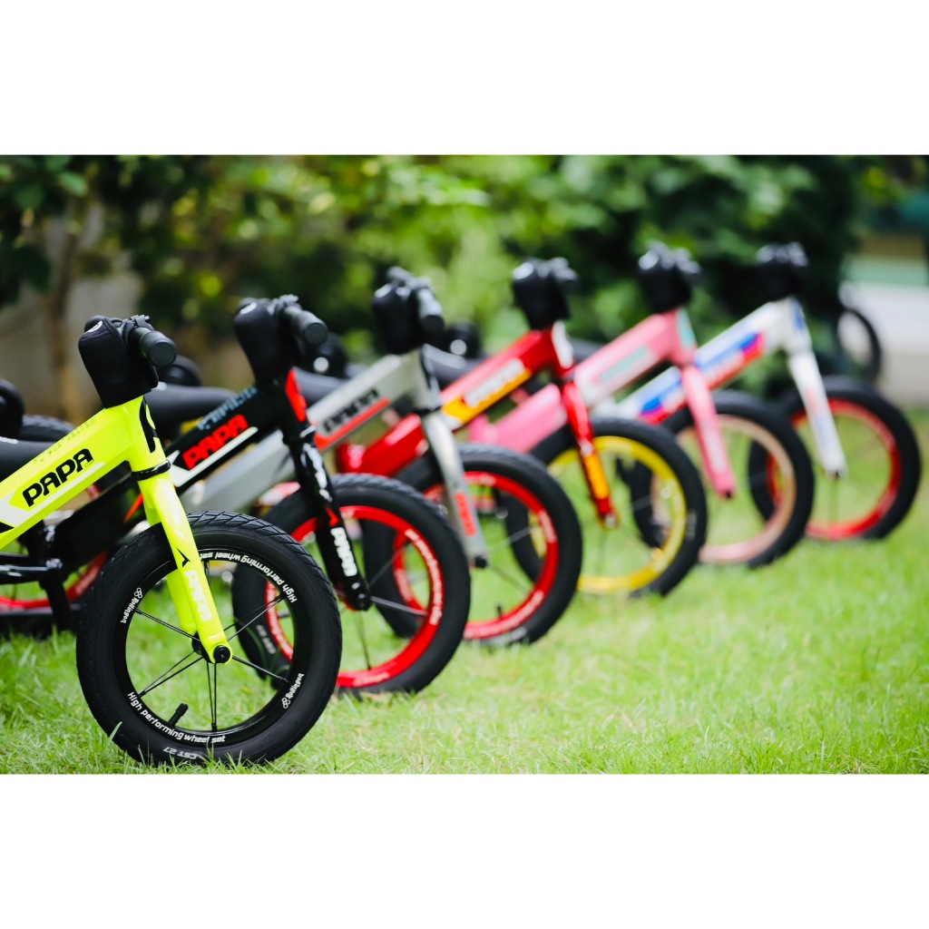 รถจักรยานขาไถ PAPA Runner Pro Balance Bike 12 นิ้ว เฟรมอะลูมิเนียม