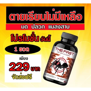 ของแท้100% The fast ผงกำจัดมด ปลวก แมลงสาบ ตายยกรัง เห็นผลทันที ขนาด100g