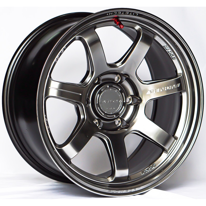 ล้อแม็กซ์ Lenso VT7 LITETECH+ สีไฮเปอร์แบล็ค 9-18นิ้ว 6รู139 ET0 [21734]