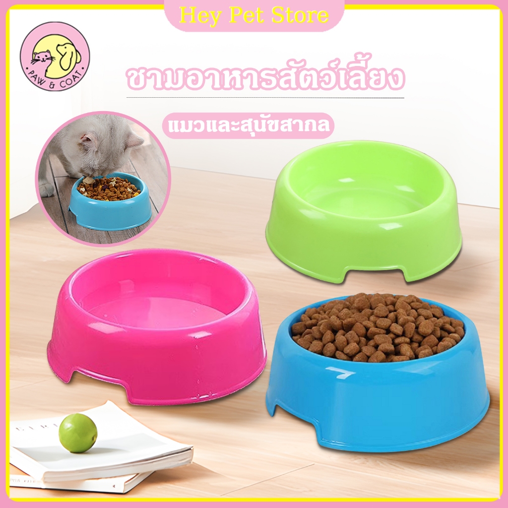 ชามอาหารสัตว์ ทรงเอียง ชามแมว ชามอาหารหมา ชามข้าวแมว ชามอาหารสัตว์เลี้ยง ใส่อาหารสัตว์เลี้ยงขนาด