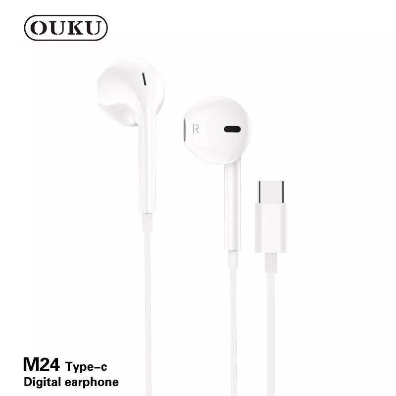 หูฟัง OUKU M24 Type-C มีไมค์ สำหรับ Samsung / Android / iPhone 15 / 16 / 17 thumbnail 6