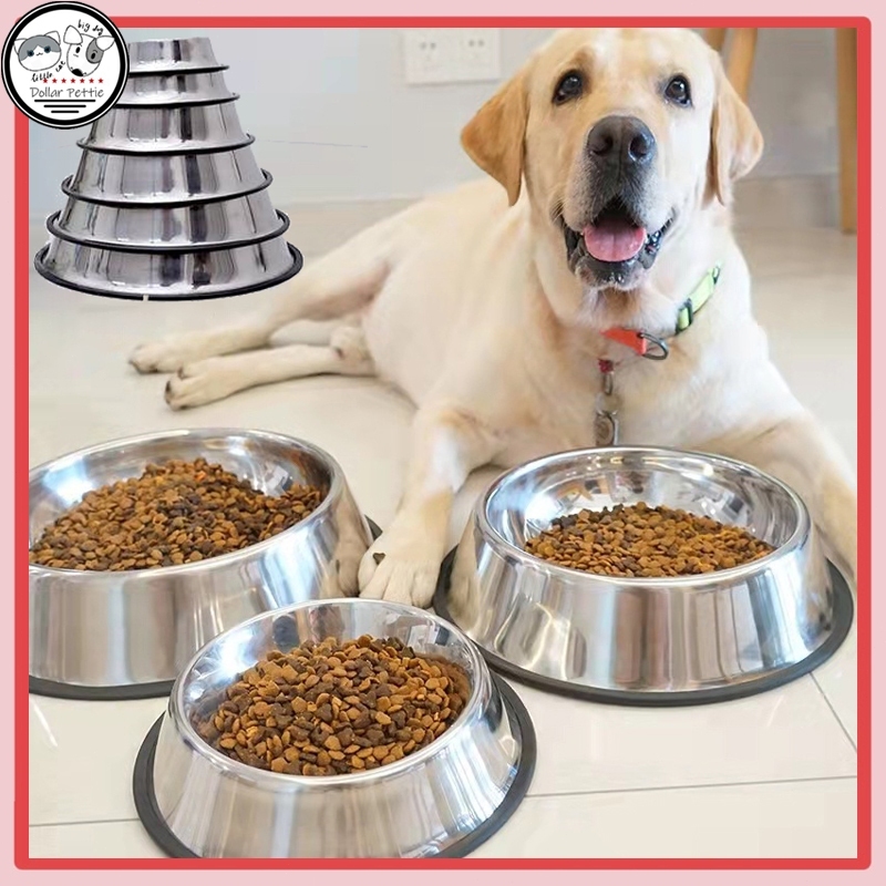 ชามอาหารสแตนเลส ชามอาหารสัตว์เลี้ยง ถ้วยอาหารหมา Dog Bowl ชามอาหารแมว