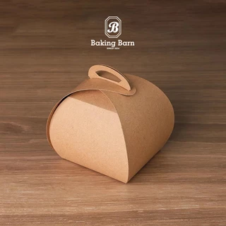 Baking Barn Cake box กล่องใส่อาหารมีหูหิ้ว กระดาษคราฟท์