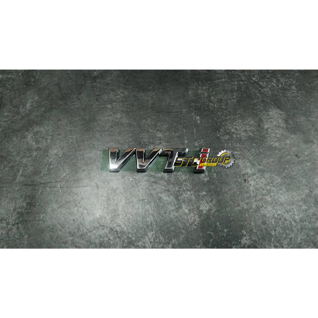 ตัวหนังสือ ข้างรถ VVT-I Toyota Altis / Yaris / Vios / CH-R ( Toyota แท้ศูนย์ 100% ) ขนาด 7.5x1.8 ซ.ม