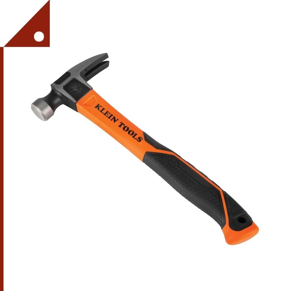 Klein Tools : KLTH80816* ค้อน Straight-Claw Hammer, 16 oz.