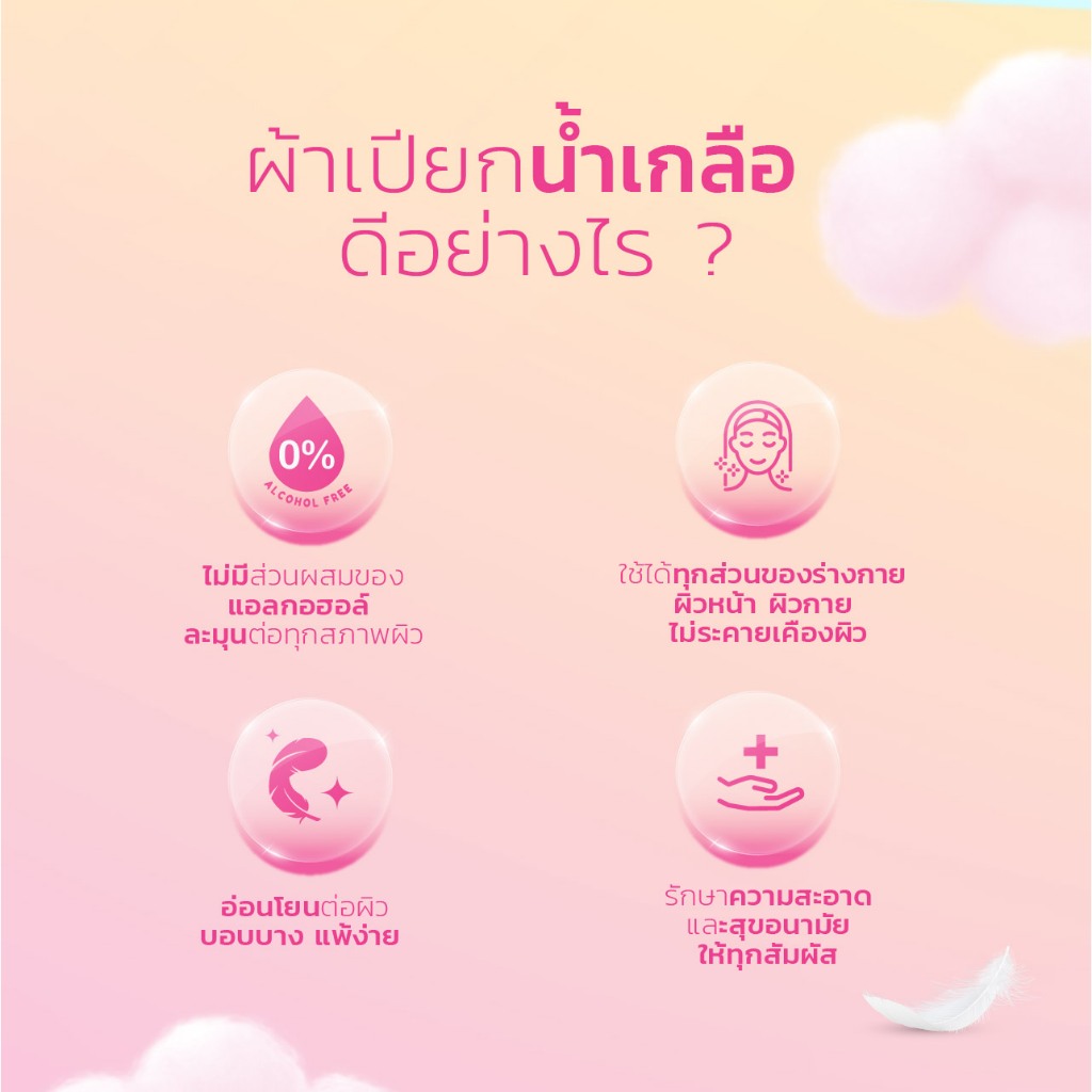 Jabs Cleanie Care Wipes Extra Mild แจ๊บส์ คลีนนี่ แคร์ ไวพส์ เอ็กซ์ตร้า มายด์ [42 แผ่น][EXP10/25] ทิชชู่เปียก - รูปที่ 4