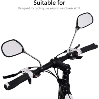 กระจกมองหลัง 1คู่ กระจกมองหลัง จักรยาน รถจักรยาน อุปกรณ์จักรยาน Bike BackView Cycling Mirror A238
