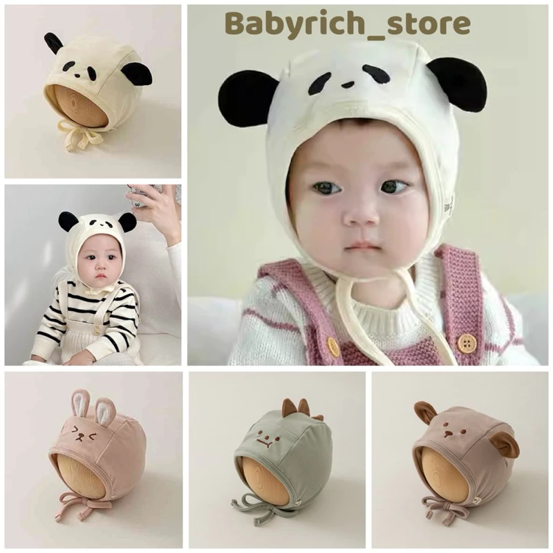 (พร้อมส่ง 18 แบบ) หมวกแก๊ปเด็ก หมวกสัตว์ หมวกผูกใต้คาง หมวกทารก เด็กน้อย เด็กอ่อน cap hat