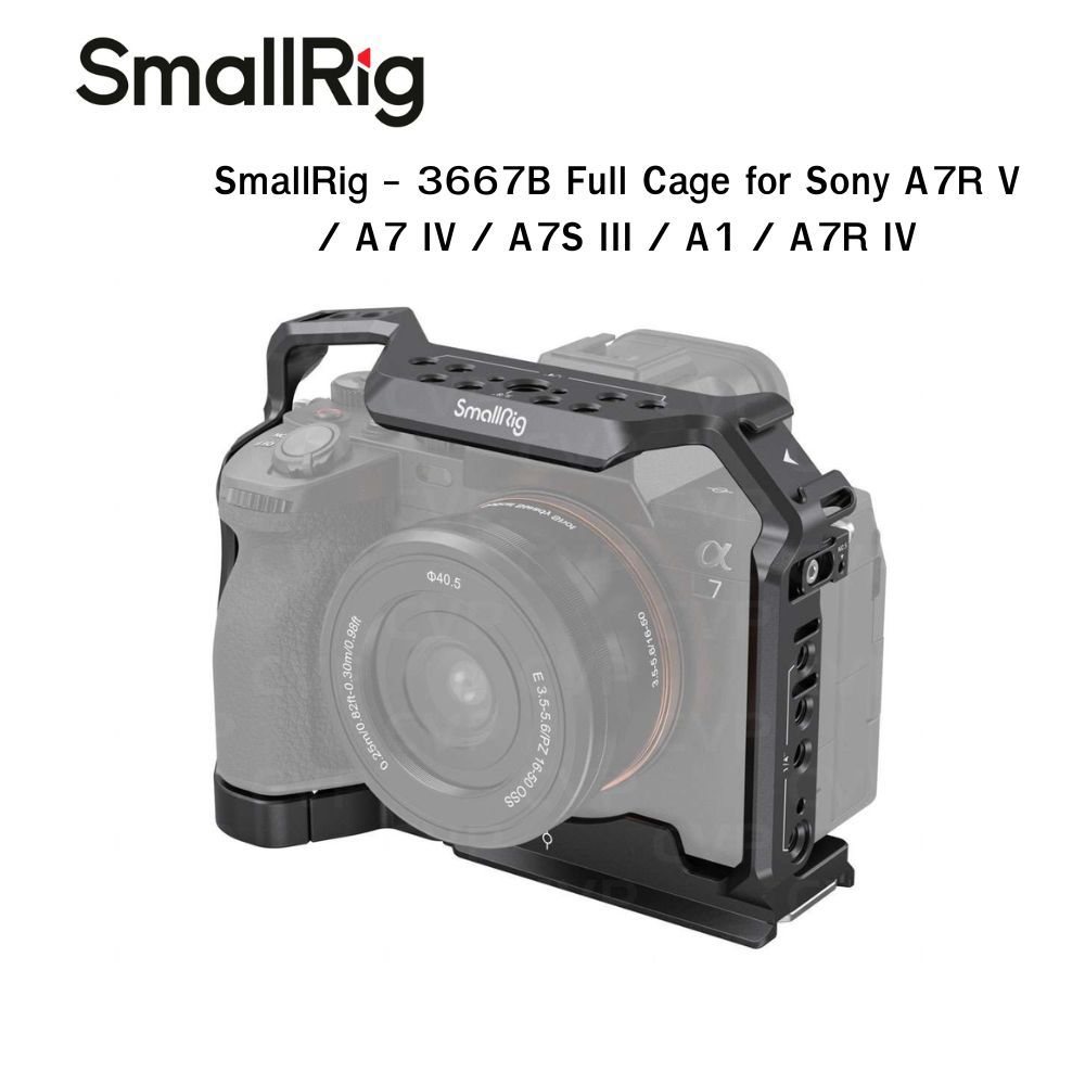 SmallRig - 3667B Full Cage for Sony A7R V / A7 IV / A7S III / A1 / A7R IV