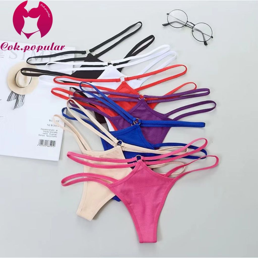 #509 กางเกงชั้นในจีสตริง ผ้าฝ้าย เซ็กซี่ สําหรับผู้หญิง COK