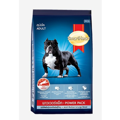 อาหารสุนัข Smartheart Power Pack สุนัขโต แบบแบ่งขาย 1 กิโล