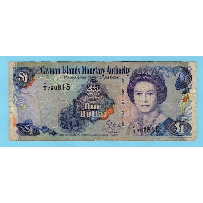 Cayman Islands , One Dollar 2001