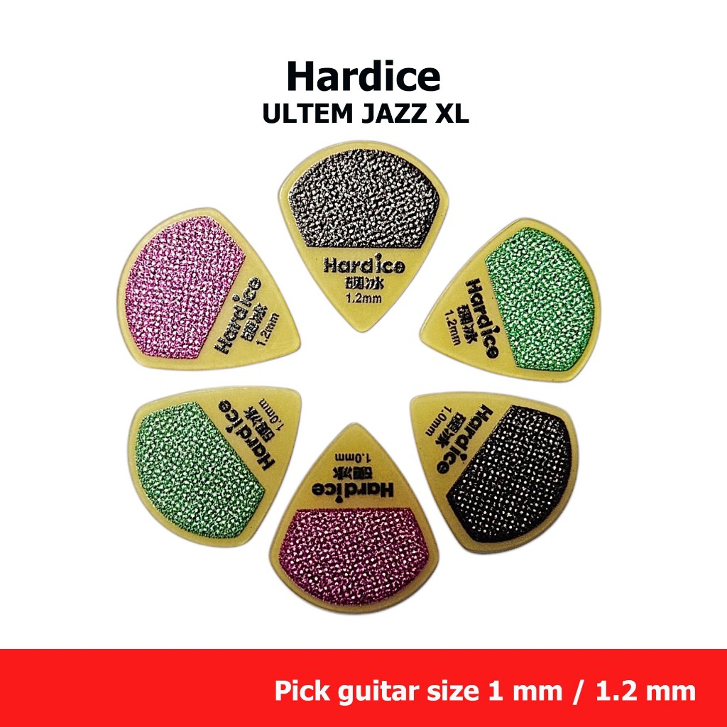 hardice guitar pick ultem jazz xl ปิ๊กกีตาร์ฮาร์ดไอซ์ อัลเท็ม ปิ๊กกีตาร์ไฟฟ้า
