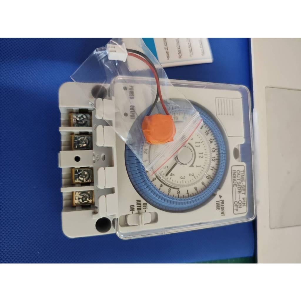 TB35N Time Switch TB-35N ไทม์เมอร์นาฬิกาตั้งเวลารายวัน 24ชม แบตในตัว TB35-N TB35N เทียบเท่าPANAsonic