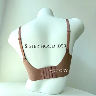เสื้อชั้นใน sister hood 1099 ไม่มีโครง โอบอุ้มเนื้ออก แต่งสายเพชร เก็บเนื้อแผ่นหลังกว้าง