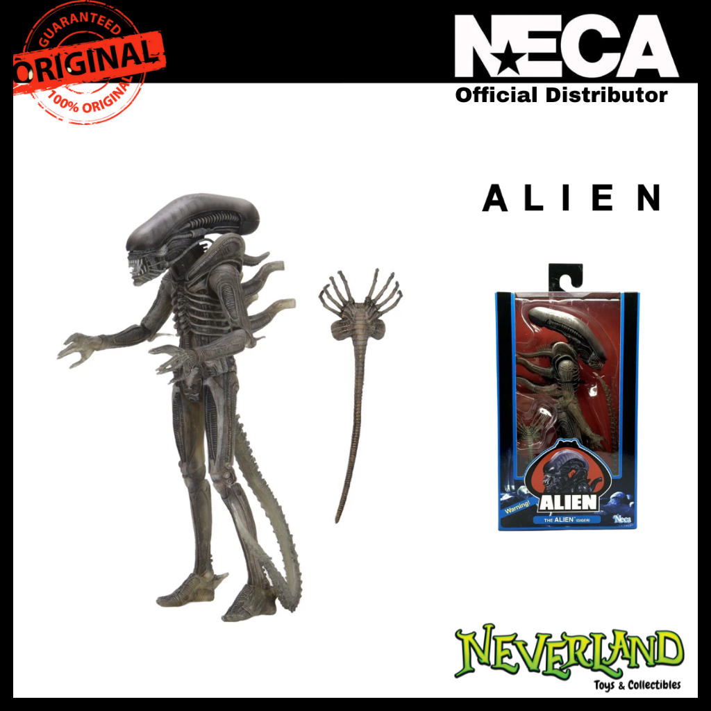 NECA Alien Xenomorph with Facehugger 40th Anniversary (Giger) Alien Figure