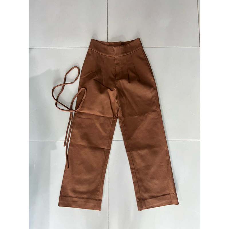 Penne Pants in brown (beforesunset studio) size L