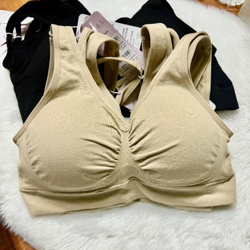 เสื้อชั้นใน ซาบีน่า ตะขอหลัง sbxa890  sabina bra ไร้โครง ยืดเยอะ