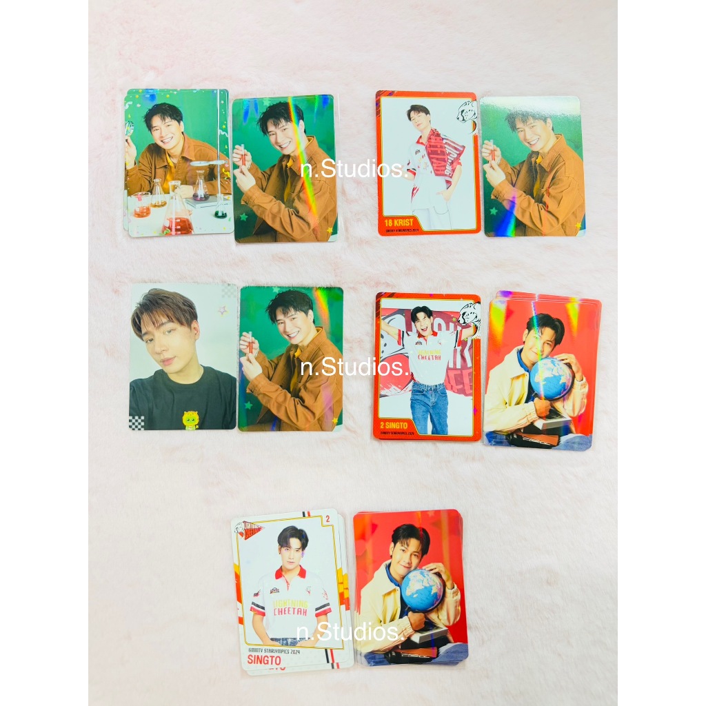 พร้อมส่ง ขายSETลดราคา RANDOM CARD GMMTV Krist Singto Off Chimon Ohm Earth Dunk Joong Keen Sea