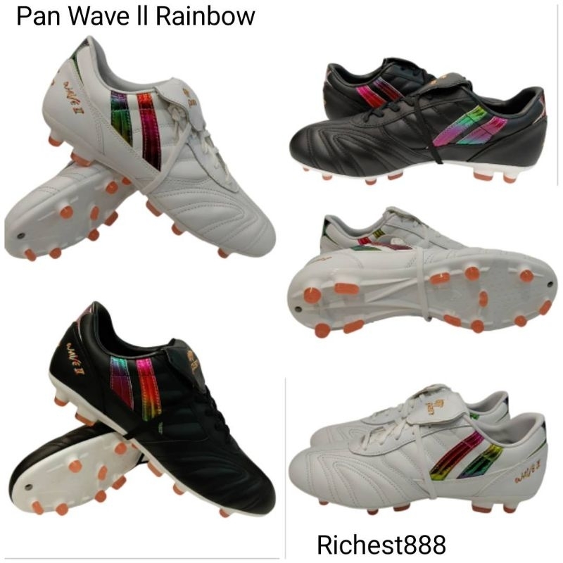 Pan รองเท้าสตั๊ดแพน Pan Wave ll Rainbow PF15WB หนังแท้