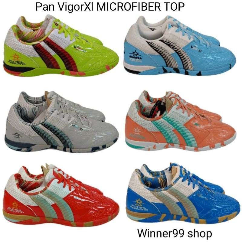 Pan รองเท้าฟุตซอลแพน Pan VigorX TOP Microfiber /Pan VigorXI TOP Microfiber