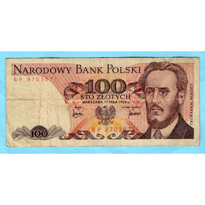 Poland  100 Zlotych 1976