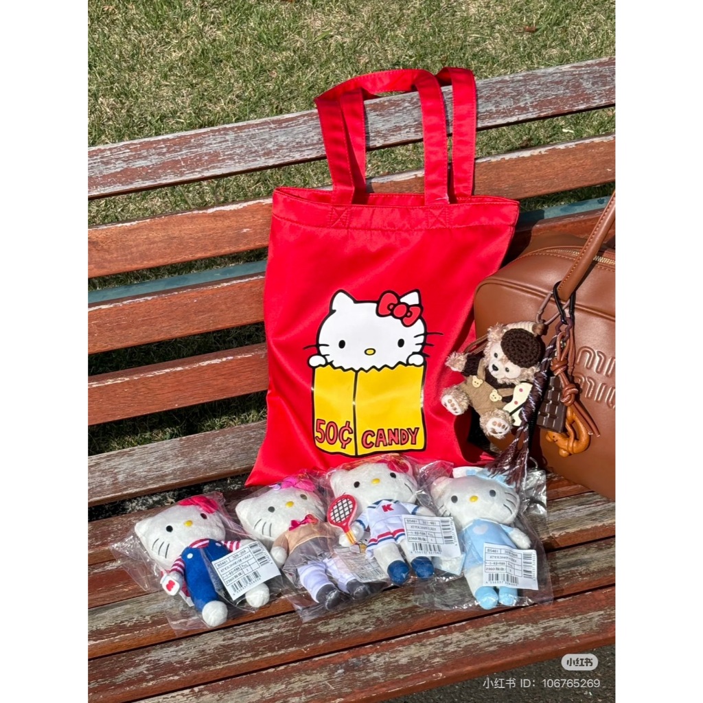 Hello Kitty 50th totebag ของแท้จากงาน 50 th ที่ญี่ปุ่น