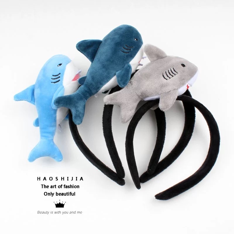 🐻พร้อมส่ง🐻 ที่คาดผมปลา ตุ๊กตาปลา 8ลาย 🐳 ที่คาดผมฉลาม / เต่า / นีโม่ / โลมา / ฉลาม