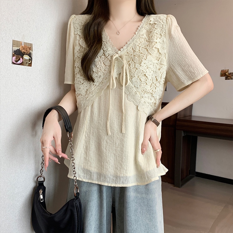 FBAShop สินค้าคุณภาพ เสื้อผ้าแฟชั่นสำหรับผู้หญิง ทรงสวยดีเทลดี รุ่นนี้ใส่เที่ยวก็ได้ใส่ออกงานก็ดี เนื้อผ้านิ่มสวมใส่สบาย - รูปที่ 4