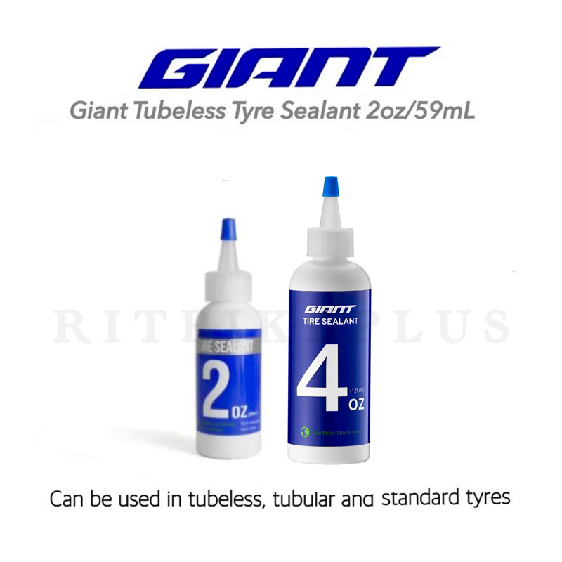 น้ำยากันรั่ว Giant Tubeless Tyre Sealant 2oz(59ml)และ 4oz (125ml)  น้ำยาอุดรอยรั่วยางจักรยาน