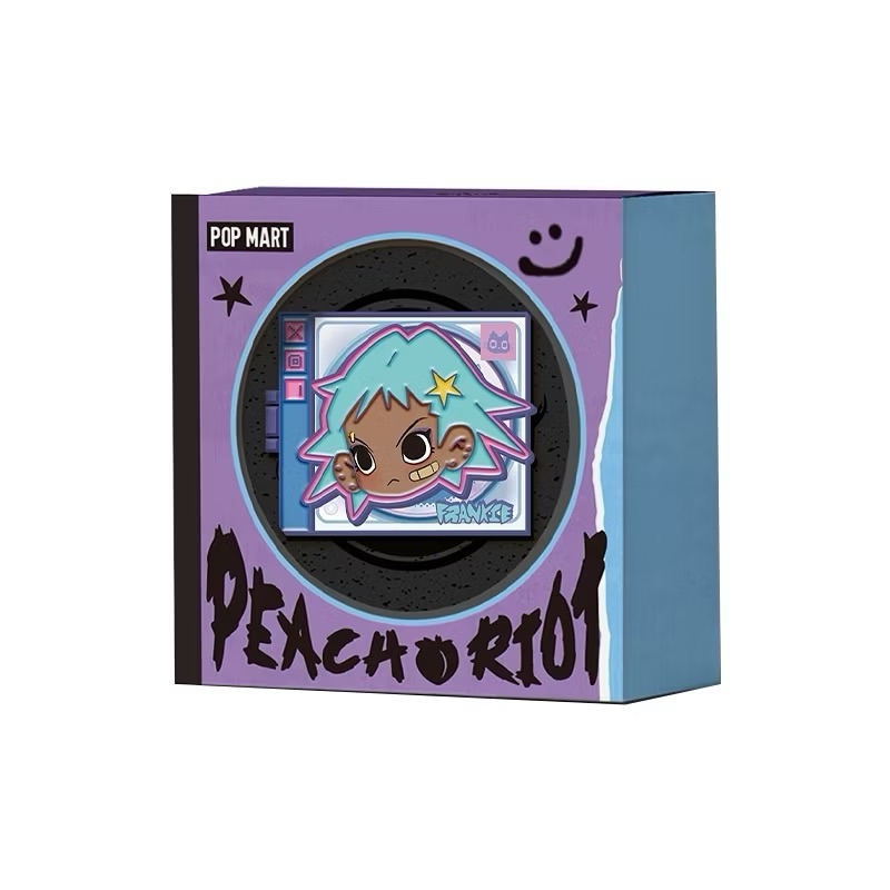 [พร้อมส่ง ใช้ส่วนลด30%ได้] POP MART Lil Peach Riot：Loading! Series-Pin - Frankie