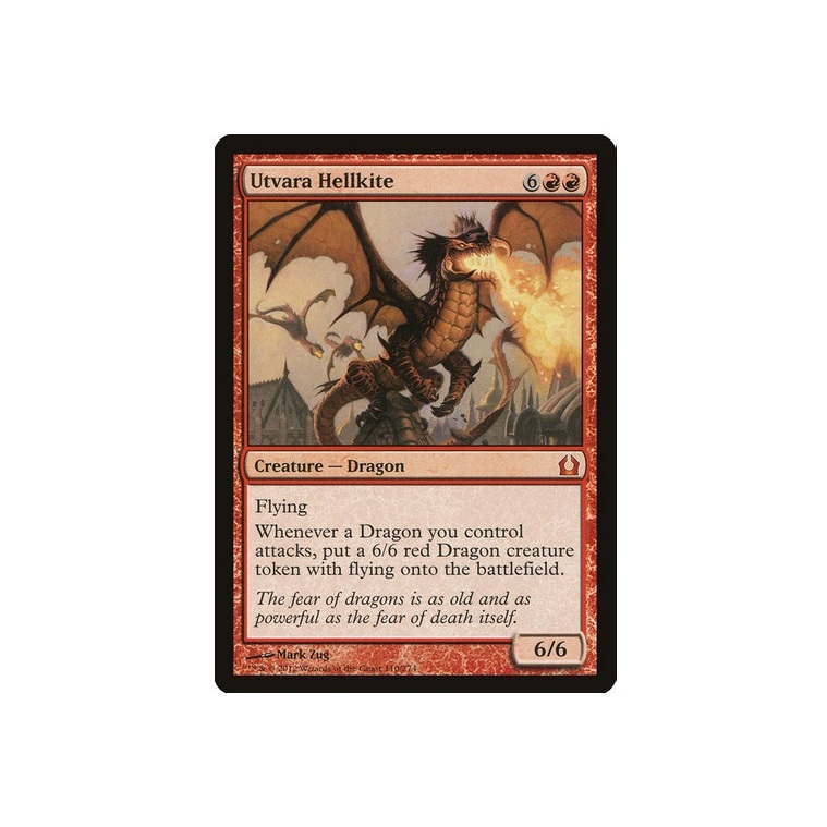 [MTG][Single][RTR] Utvara Hellkite ระดับ Mythic [ภาษาอังกฤษ]