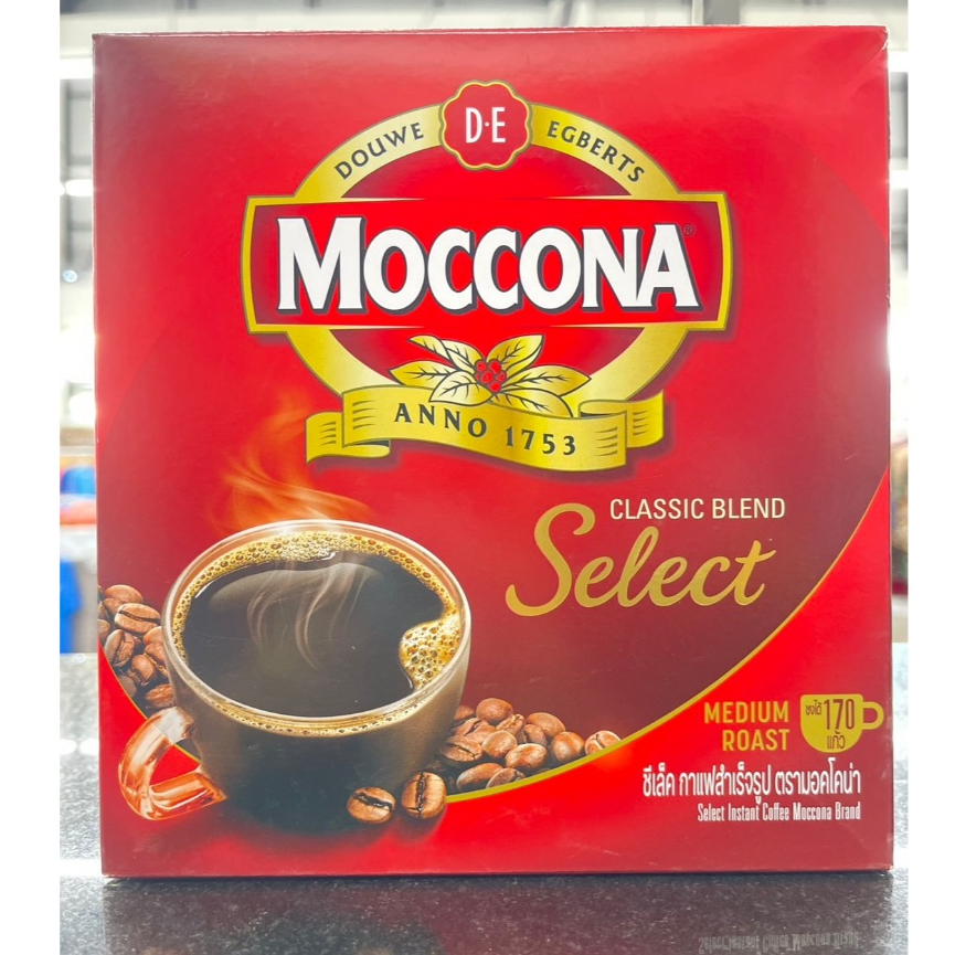 Moccona Classic Blend Select Instant Coffee มอคโคน่า ซีเล็ค คลาสสิค เบลนด์ กาแฟสำเร็จรูป 340 กรัม