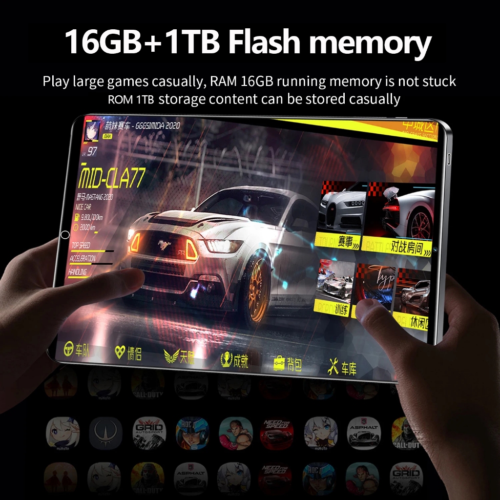 【รับประกัน1ปี】2025ของแท้ แท็บเล็ต VIV0 Tab G12 Pro 5G 11.8 นิ้ว แท็บเล็ตถูกๆ แรม16GB รอม1TB โทรได้ Full HD แทปแล็ตของแท้