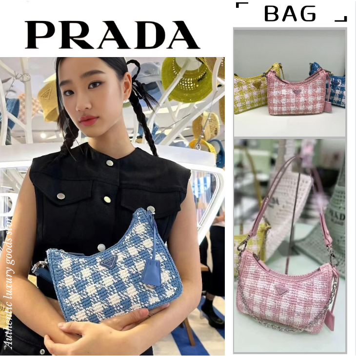 Prada Raffia Small Tote / Prada Lafia กระเป๋าถือใบเล็ก