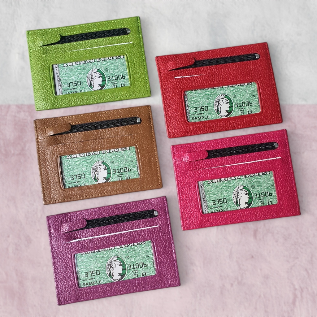 กระเป๋าใส่บัตรหนังแท้ Card holders
