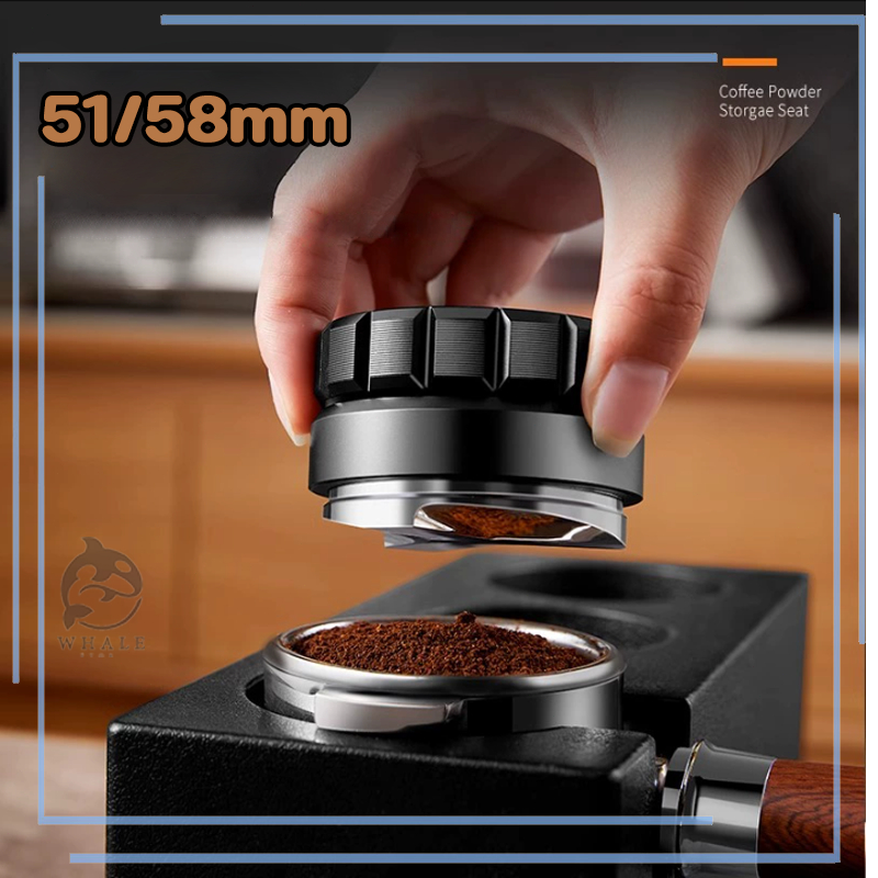【สินค้าพร้อมส่ง】Coffee Tamper เเทมเปอร์ ที่กดกาแฟมาการอง 51/58 mm ที่อัดกาแฟเครื่องชงกาแฟสด ทมเปอร์มาการอง