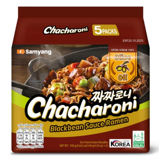 [แพ็ก 5] Samyang Chacharoni Ramen ซัมยัง จาจาโรนี ราเมง (140gx5)