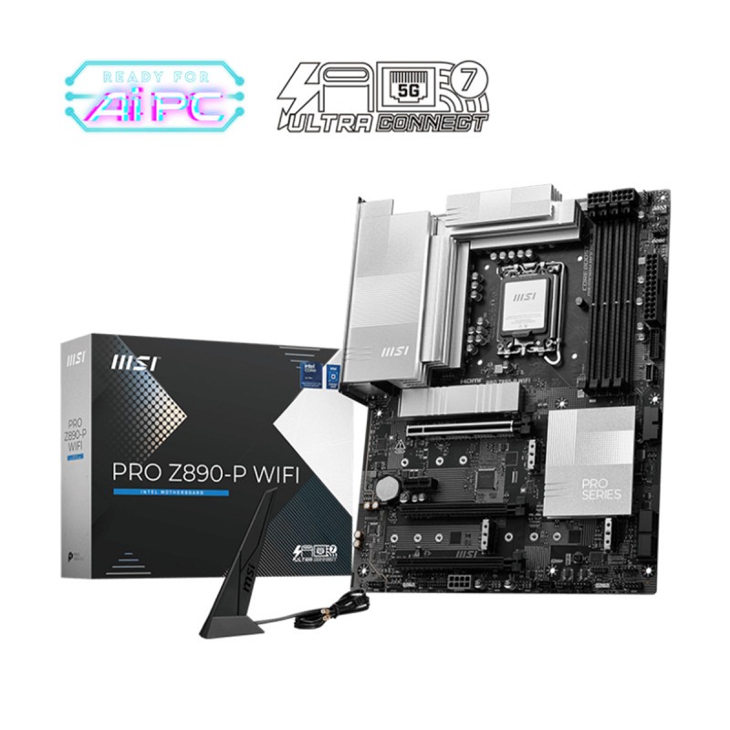 MAINBOARD (เมนบอร์ด) MSI PRO Z890-P WIFI (INTEL SOCKET 1851 DDR5 ATX)