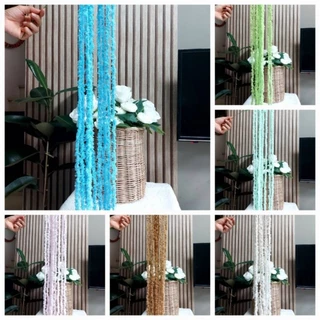 ดอกไม้ปลอม,ดอกผักโขม ยาว60cm ดอกไม้ประดิษฐ์ประดับฉากงานแต่ง