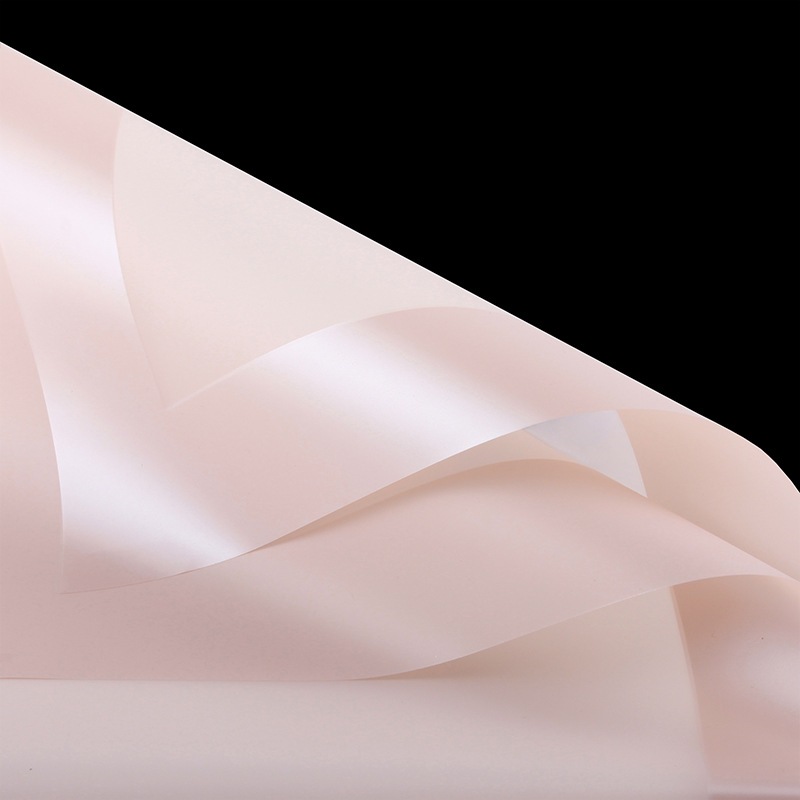 กระดาษห่อดอกไม้รุ่น luxury jelly paper ขอบสี สำหรับจัดช่อดอกไม้ประดิษฐ์ ช่อรับปริญญา - รูปที่ 4