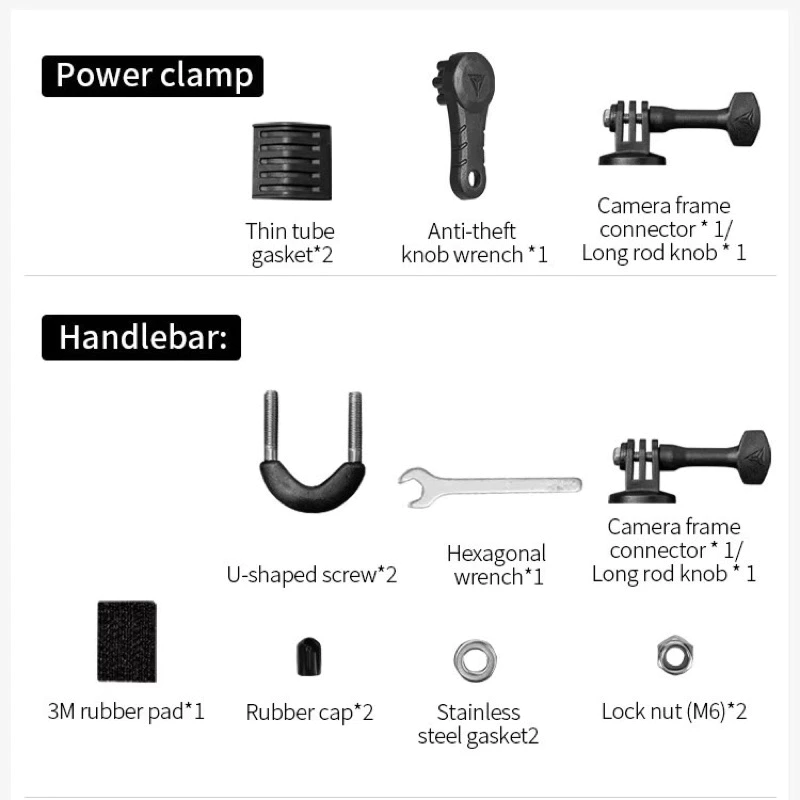 MOTOWOLF MDL 3532 ที่ยึดกล้องสำหรับติดมอเตอร์ไซค์ thumbnail 10