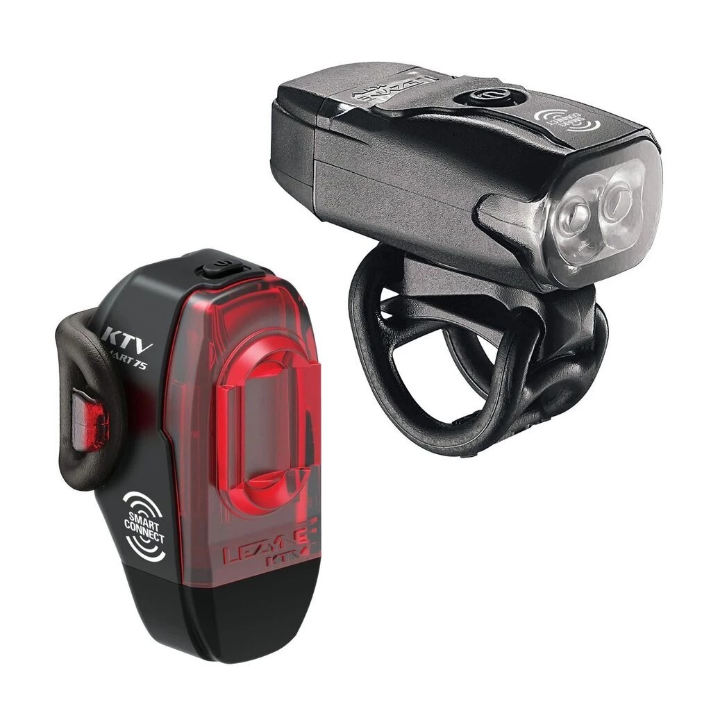 LEZYNE KTV PRO SMART PAIR ชุดไฟหน้า-ไฟท้ายจักรยาน (ควบคุมด้วยมือถือ)