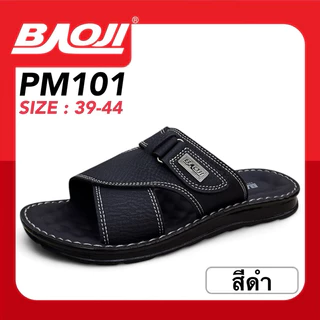 BAOJI SANDALS รองเท้าแตะหนังชาย รุ่น PM101/PM102