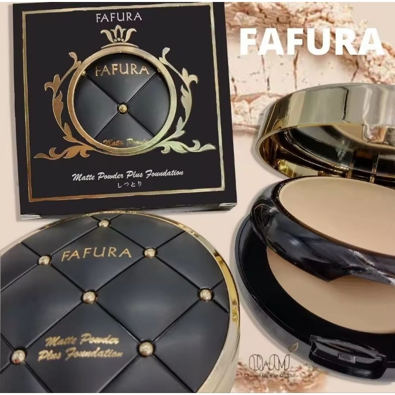 แป้งเนื้อละเอียด ช่วยปกปิดริ้วรอย อย่างมืออาชีพ FAFURA Matte Powder Plus Foundation.