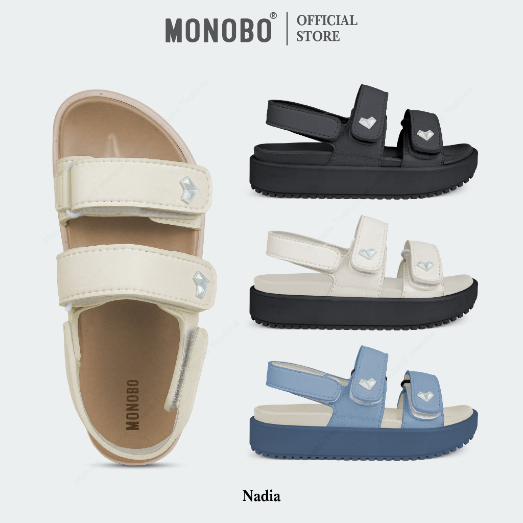 MONOBO รุ่น Nadia รองเท้ารัดข้อแฟชั่น ของแท้ 100%