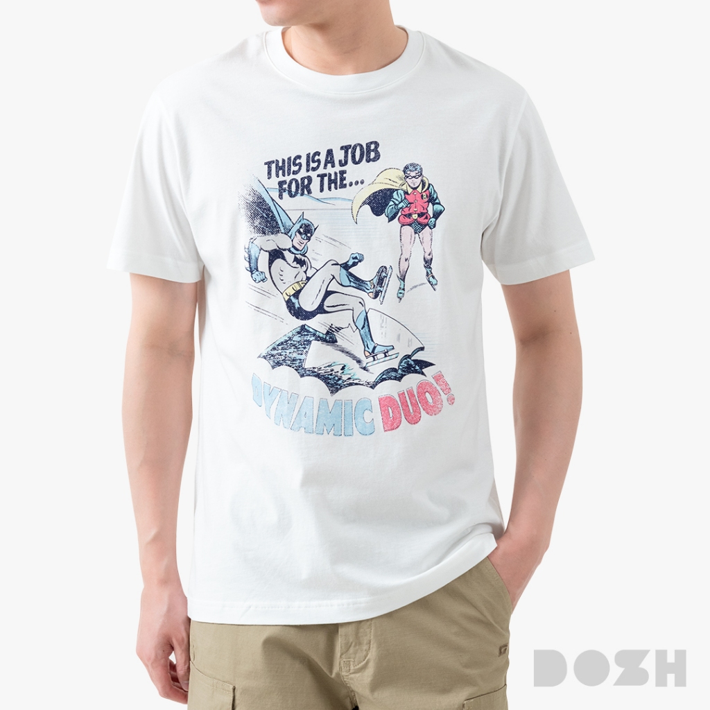 DOSH MEN'S T-SHIRTS BATMAN เสื้อยืดคอกลมผู้ชาย DBMT5320-OW (XS-XL)