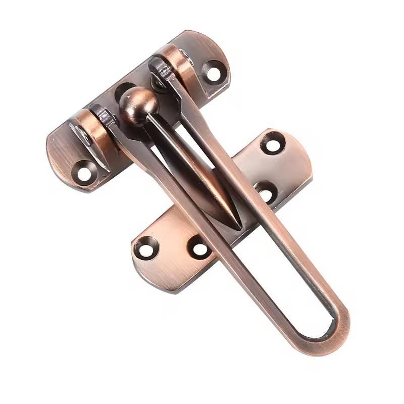 กลอนรูดซิ้งค์ ขอค้ำกิ๊ป Door Guard ชุบนิเกิ้ล (Australia Zinc Ingot) Infinity Trading