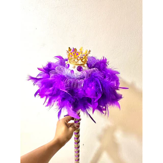 ไม้คฑาครัมเมเยอร์เด็ก(หัวมงกุฎรามี่ขนนก)ไซต์ 80-120 cm