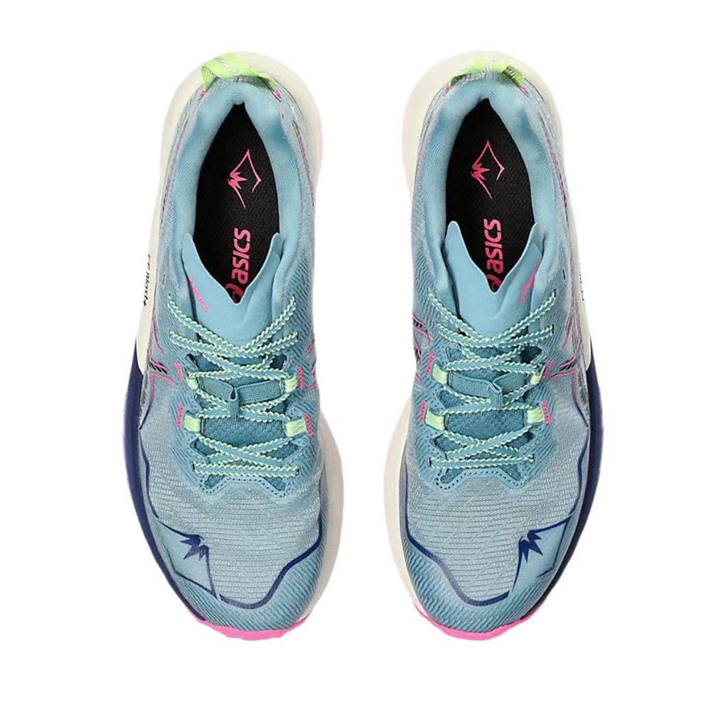ASICS W FUJISPEED 2 - GRIS BLUE/BLACK รองเท้าวิ่ง ผู้หญิง เอสิคส์ FUJISPEED 2 สีฟ้า